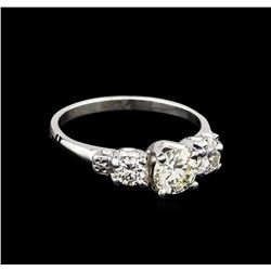 EGL USA Cert 1.40ctw Diamond Ring - Platinum