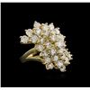 Image 1 : 14KT Yellow Gold 8.32ctw Diamond Ring