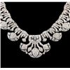 Image 2 : 24.19ctw Diamond Necklace - 18KT White Gold