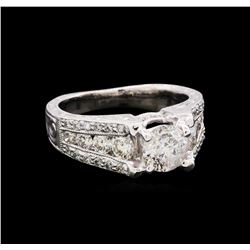 1.87ctw Diamond Ring - 18KT White Gold