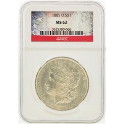 1885-O NGC MS62 Morgan Silver Dollar