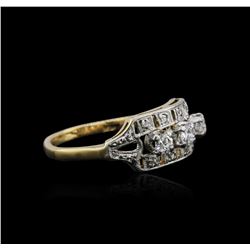 14KT Yellow Gold 0.50ctw Diamond Ring