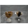 Image 1 : Two unmarked but tested gold rings including 14kt ring set with hematite and 10kt gents ring