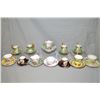 Image 1 : Selection of antique demis and/or tea cups and saucers including Vienna, Miessen, unmarked etc. note