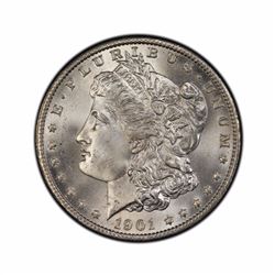 1901-O $1 Morgan Silver Dollar AU