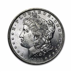 1883 $1 Morgan Silver Dollar AU