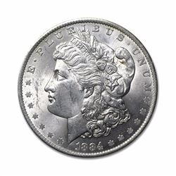 1884 $1 Morgan Silver Dollar Uncirculated