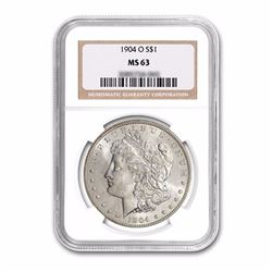 1904-O $1 Morgan Silver Dollar - NGC MS63