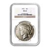Image 1 : 1922 $1 Peace Silver Dollar - NGC MS64