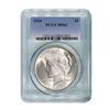 Image 1 : 1924 $1 Peace Silver Dollar - PCGS MS63