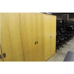 MAPLE 6' X 6' DOUBLE DOOR PERSONAL STORAGE CABINET