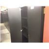 Image 2 : HERMAN MILLER MERIDIAN 6' DOUBLE DOOR BLACK STORAGE CABINET