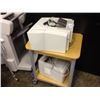 Image 1 : 2 HP PRINTERS AND MOBILE UTILITY STAND