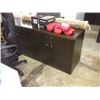 Image 2 : ONYX BOW FRONT EXECUTIVE DESK WITH MATCHING CREDENZA