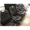 Image 2 : BLACK LEATHER EXECUTIVE CHAIR SLIGHT DIFFERANCE PLEASE VIEW