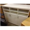 Image 1 : WHITE DOUBLE SIDED CABINET