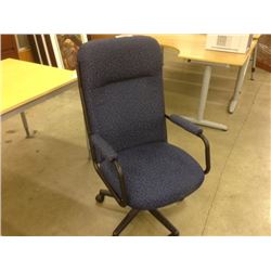 BLUE HIGHBACK TILTER CHAIR