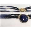 Image 2 : 14KT GOLD SAPPHIRE  58.70CT NECKLACE. REPLACEMENT VALUE: $4,788.00
