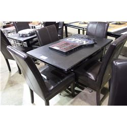 29" X 23" BLACK RESTAURANT TABLE