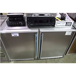 SILVER KING MODEL SKRB48 2 DOOR COOL UNDER COUNTER REFRIGERATOR