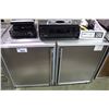 Image 1 : SILVER KING MODEL SKRB48 2 DOOR COOL UNDER COUNTER REFRIGERATOR