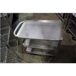 STAINLESS STEEL 3 TIER MOBILE CART