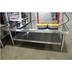 50" STAINLESS STEEL EQUIPMENT STAND