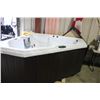 Image 1 : 2014 CALSPA SYSTEM 2000 2 PERSON 28 JET LED SPA LIGHT HYDRO STREAMER 110 VOLT HOT TUB WITH COVER