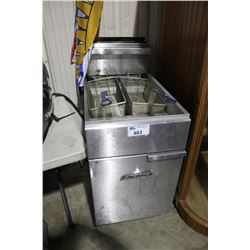 IMPERIAL STAINLESS STEEL 2 BASKET DEEP FRYER