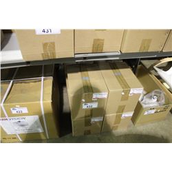 12 BOXES OF HIKVISION DS-1242ZJ METAL CAP DEVICES