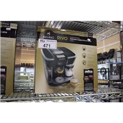 KEURIG RIVO ESPRESSO CAPUCCINO AND LATTE MACHINE