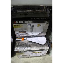 3 BLACK & DECKER TOASTERS