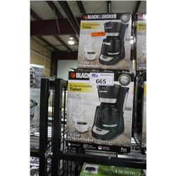 3 BLACK & DECKER COFFEE MAKERS