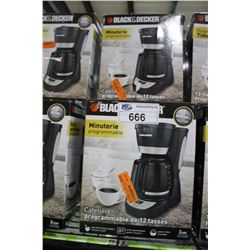 3 BLACK & DECKER COFFEE MAKERS