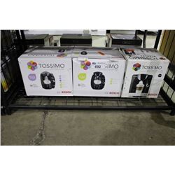 3 TASSIMO COFFEE MAKERS