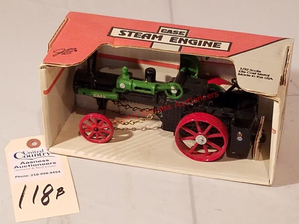Joe Ertl Scale Model Case Steam Engine w/ box
