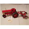Image 2 : Ertl Case IH 806 Spoke Wheel w/ Hay Rake