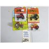 Image 1 : Ertl 1/64 IH, Hesston, Ford & Case Yellow Tractors