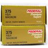 Image 1 : 2 BOXES 375 HH MAGNUM AMMUNITION