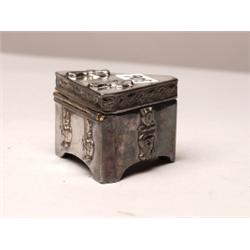 Benedict Assyrian Silver Plate Box