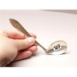 Rare Maciel Sterling Feeding Spoon
