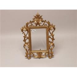 Antique American Gilt Metal Dresser Mirror