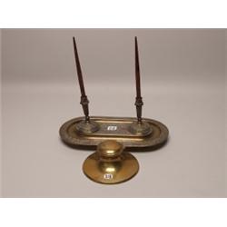 Antique Desk Set & Ink Stand