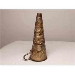 19th C Gilt Copper Repousse
