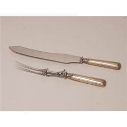 Birks Sterling Handled Carving Set