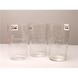 Three Transvaal War Glasses -1900