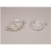 Image 1 : Two Vintage Crystal Glass Servers