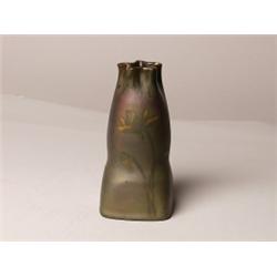 Art Nouveau Glazed Art Potter Vase