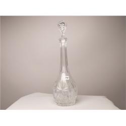 Tall Cut Crystal Decanter