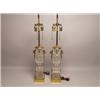 Image 1 : Pair of Cut Crystal Lamps